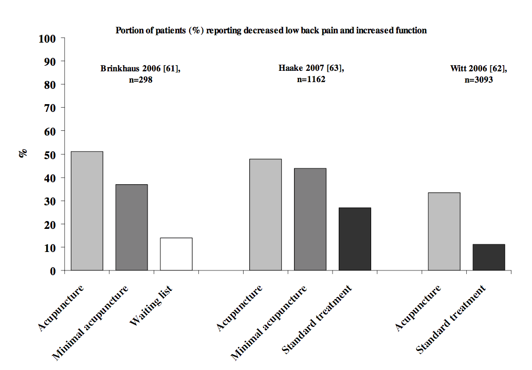 Acupuncture vs Minimal Acupuncture vs 'Science Based Medicine' for Low Back Pain (Lund 2009)